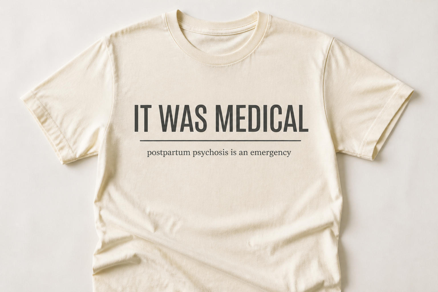 IT WAS MEDICAL t-shirt mockup